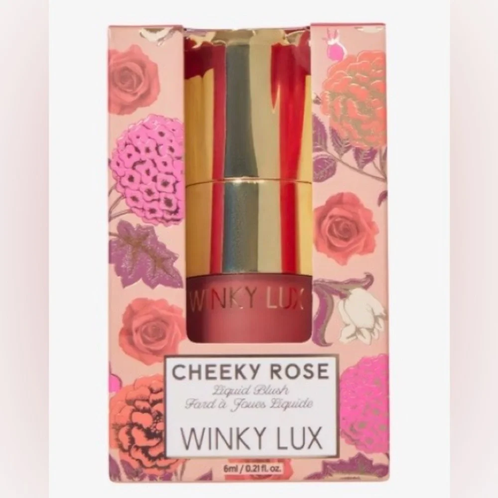 WINKY LUX Cheeky Rose Liquid Blush Rosy Pink -“Queen” Neutral Rose Shade